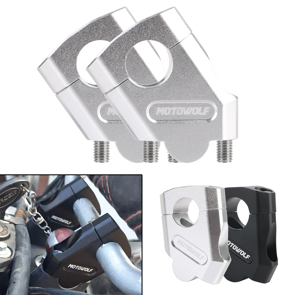 

For Yamaha For BMW 22mm 28mm Motocross Handle Clamp Mount Pit Bike Motorcycle Handlebar Riser Extend Adapter Universal