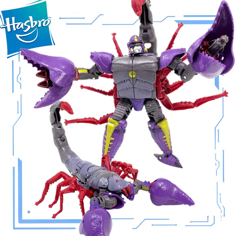 

Hasbro Genuine Transformers Kingdom Series D-Class Scorponok Warriors Action Figure Toy Boy Halloween Christmas Decoration Gift