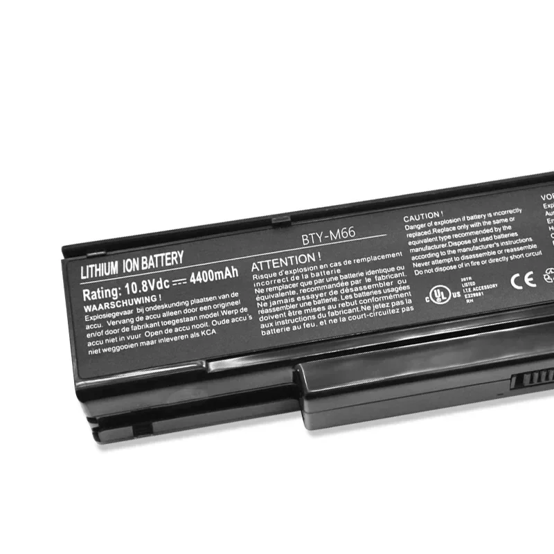 Аккумулятор для ноутбука MSI BTY-M66 BTY-M68 MS-163K M655 M673 M677