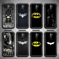 batman logo phone case for redmi 9a 9 8a note 11 10 9 8 8t pro max k20 k30 k40 pro
