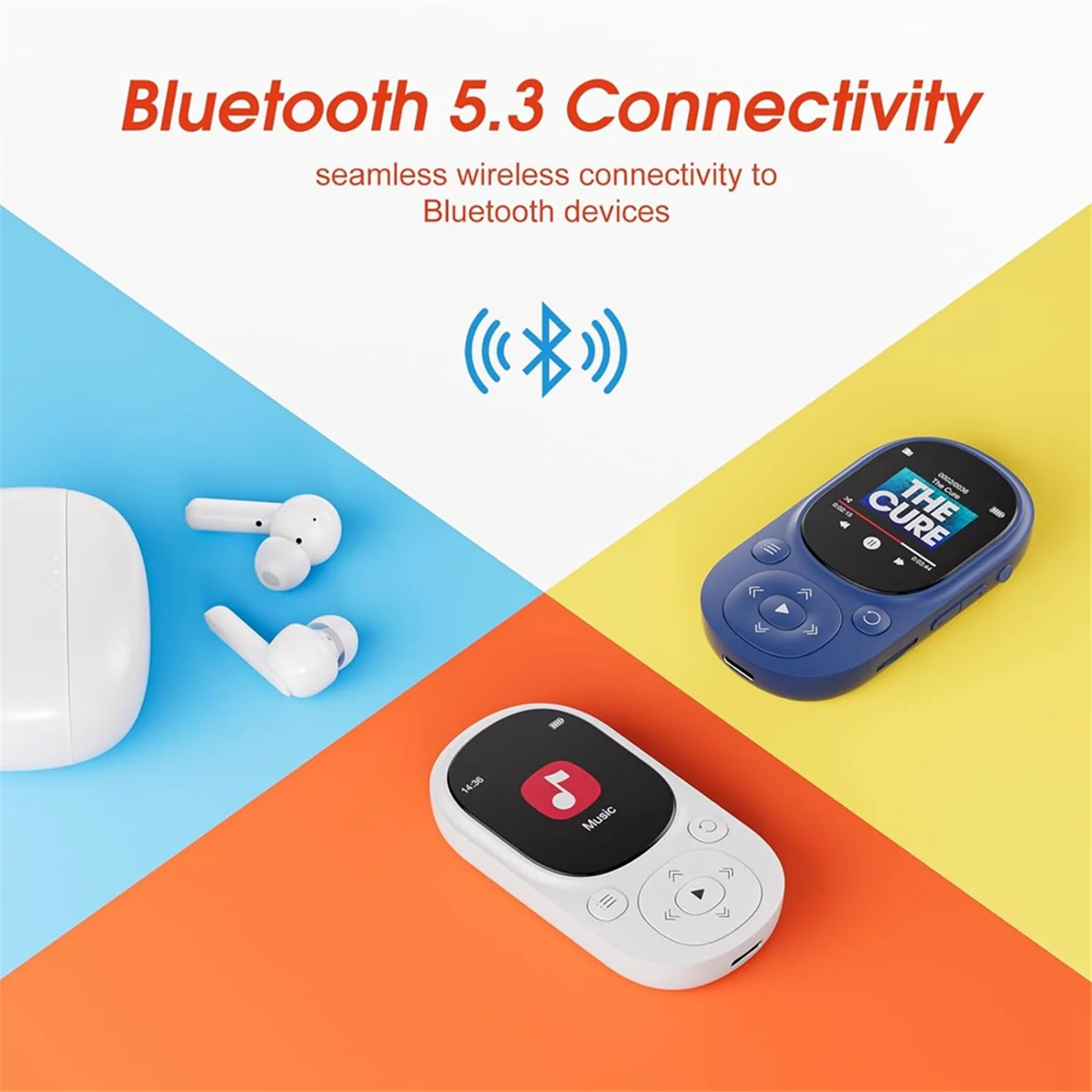32 ГБ зажим MP3-плеер портативный музыкальный плеер Bluetooth Mp3 Mp4-плеер с FM-радио