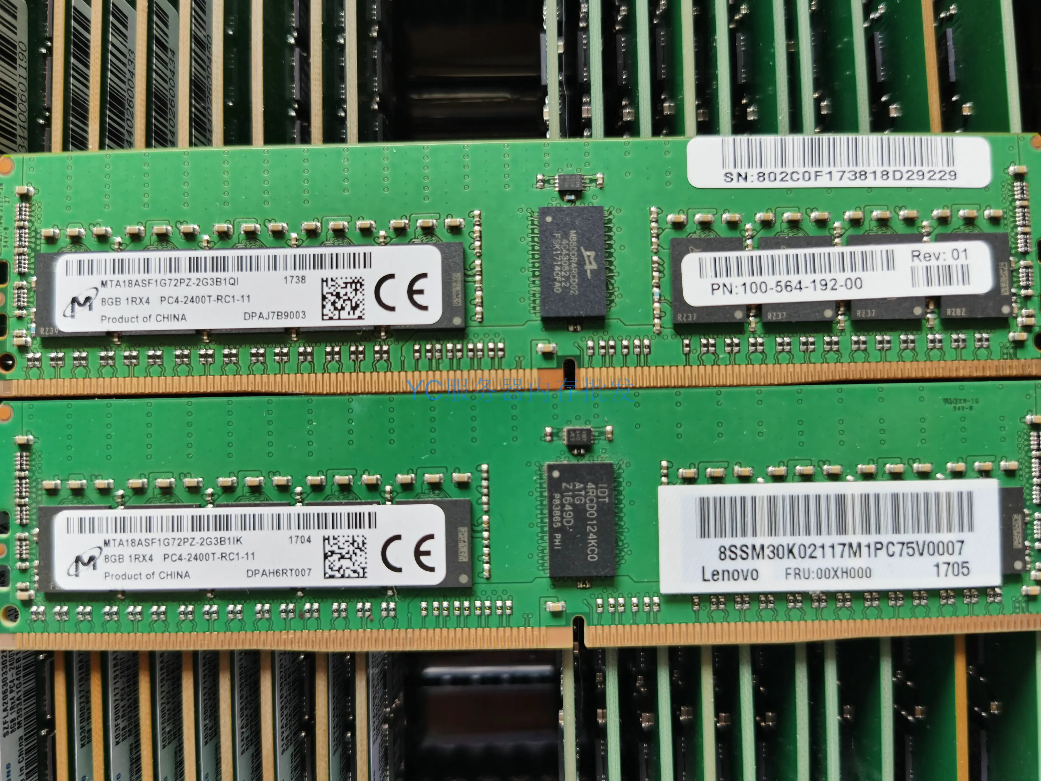

RAM Spotlight 8G 1RX4 PC4-2400T DDR4 2400 ECC REG RDIMM Server Memory