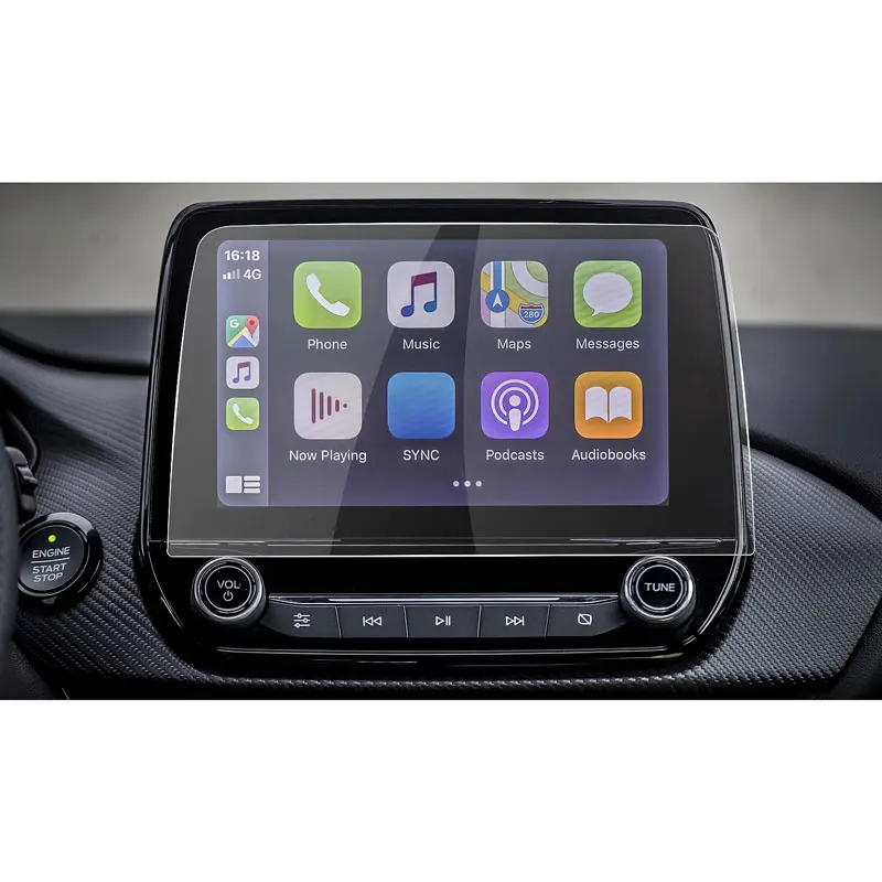 Защитная пленка для сенсорного экрана автомобиля из закаленного стекла 8 дюймов