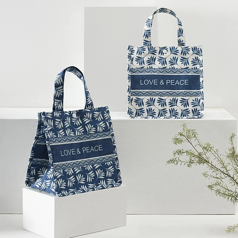 

Fashion Brand Designer Lunch Tote Ladies Reusable Picnic Meal Prep Bags Female Office Leakproof Loncheras