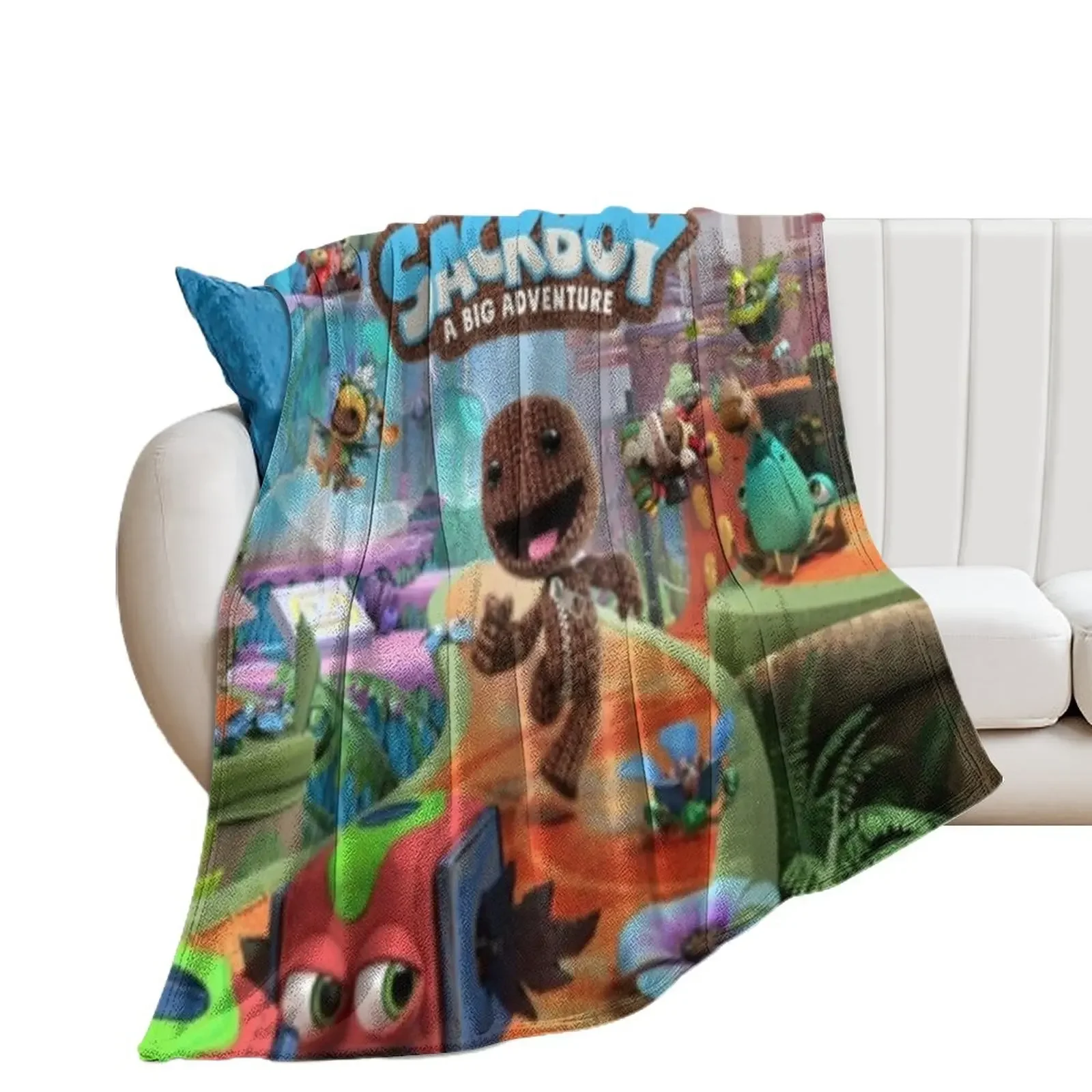 Одеяло Sackboy роскошные мягкие одеяла в стиле манга