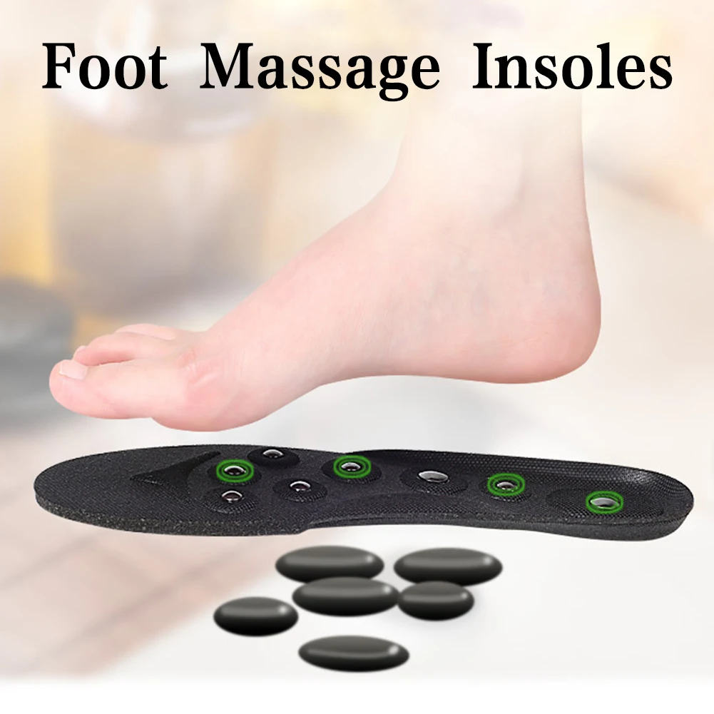 

Unisex Magnetic Massage Insoles Acupressure Shoe Pads Promote Blood Circulation