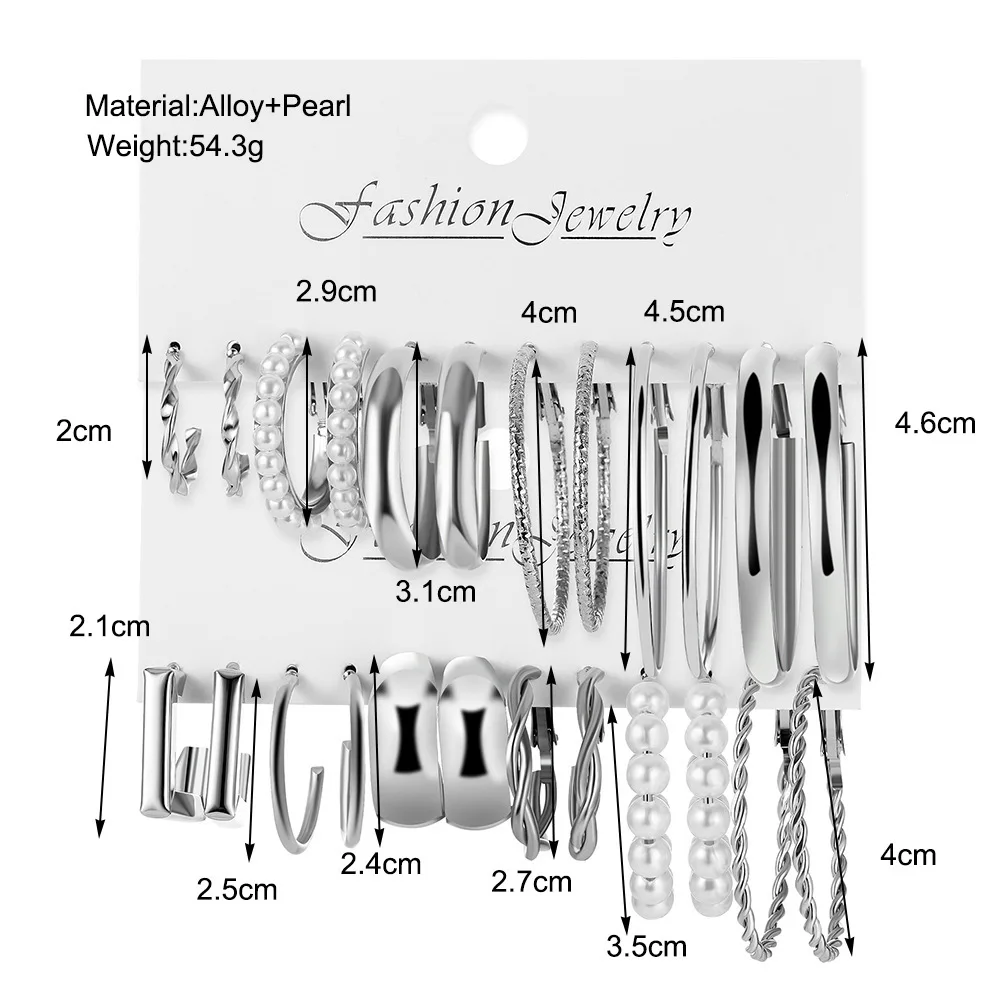 Новые серебряные серьги в европейском и американском стиле круглые