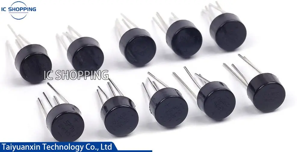 20 шт. 2W1 0 силиконовый мостик выпрямитель Круглый мост 2 А 1000 В однофазный круглый