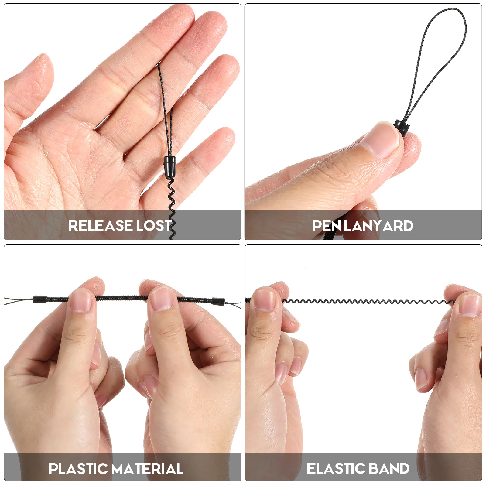 8 шт. стилус пружинный шнур ремешок для ручки выдвижной потерянный веревки