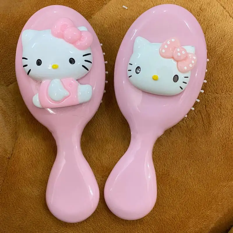 

Kawaii Sanrio Cartoon Air Cushion Comb Cute Kitten Portable Massage Comb Multifunctional Creative Birthday Gifts