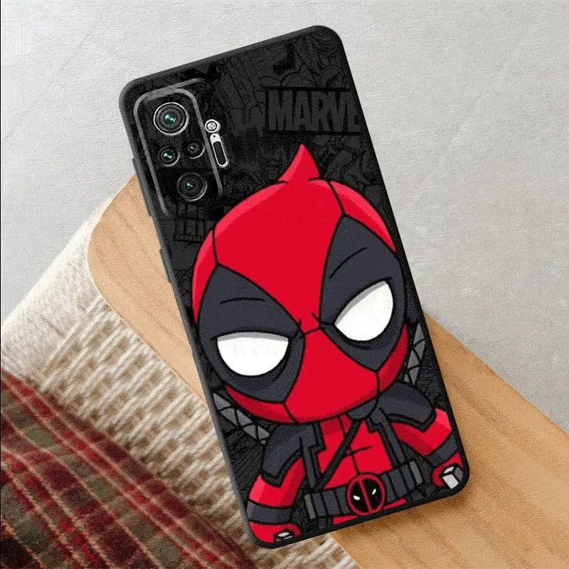 Чехол для телефона Marvel Deadpool Groot Xiaomi Redmi Note 7 8 T S 10 11 12 Pro ProPlus 13