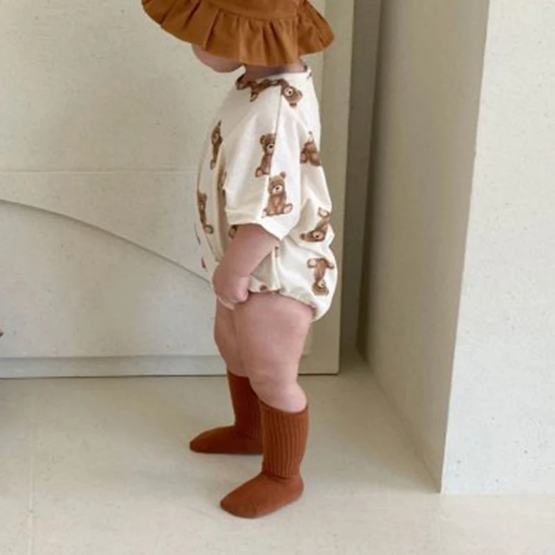 Criscky  Newborn Infant Baby Girls Romper Short Sleeve Animal Printing Rompers Kids Onepiece Fashion Baby Clothing