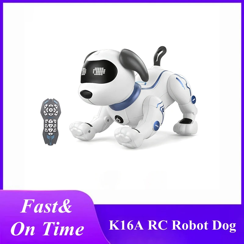 

Игрушки LE NENG K16A электронные животные Домашние животные RC робот собака с голосовым управлением сенсорное управление программируемые игрушки музыкальная песня игрушка для детей подарок