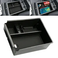 1pc for hyundai santa cruz 2022 center console armrest storage box abs black storage box