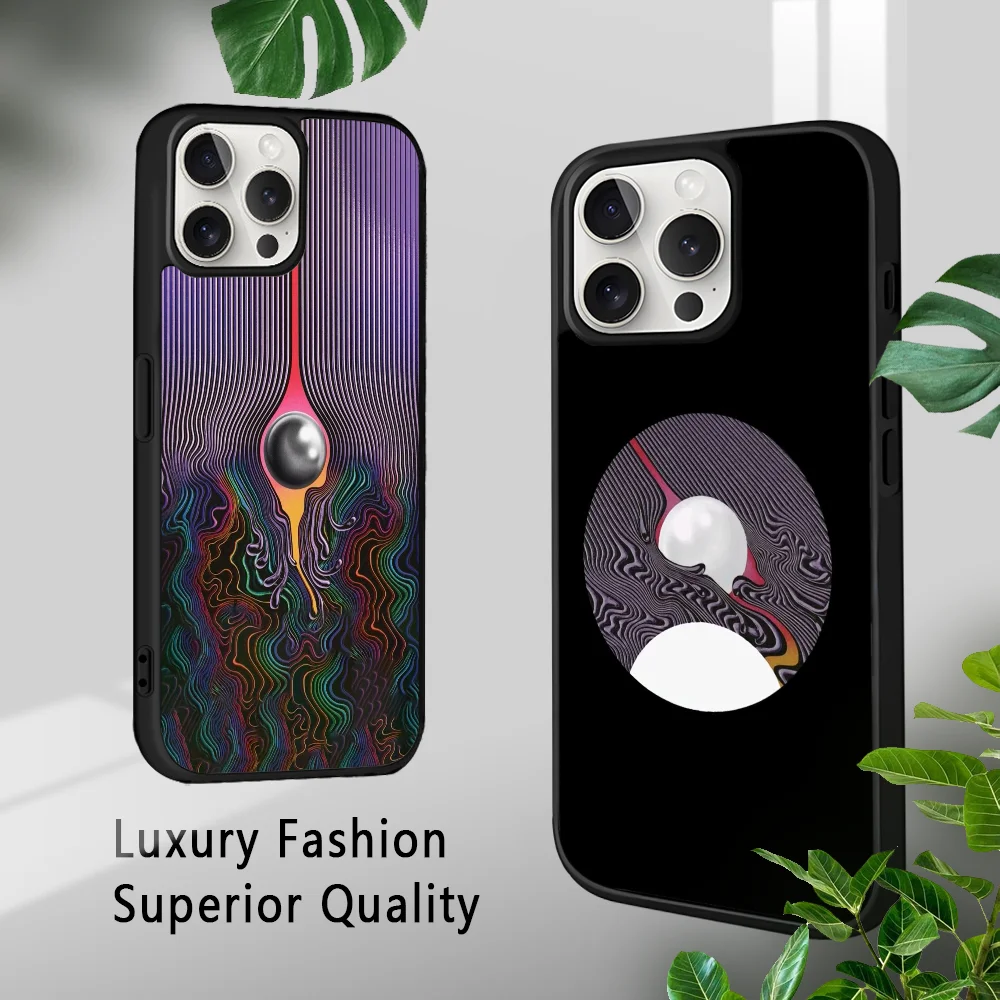 Tame Impala Psychedelic Phone Case For iPhone 16 15 14 13 12 11 Pro Xs Max Mini Plus Celulares Hard Funda