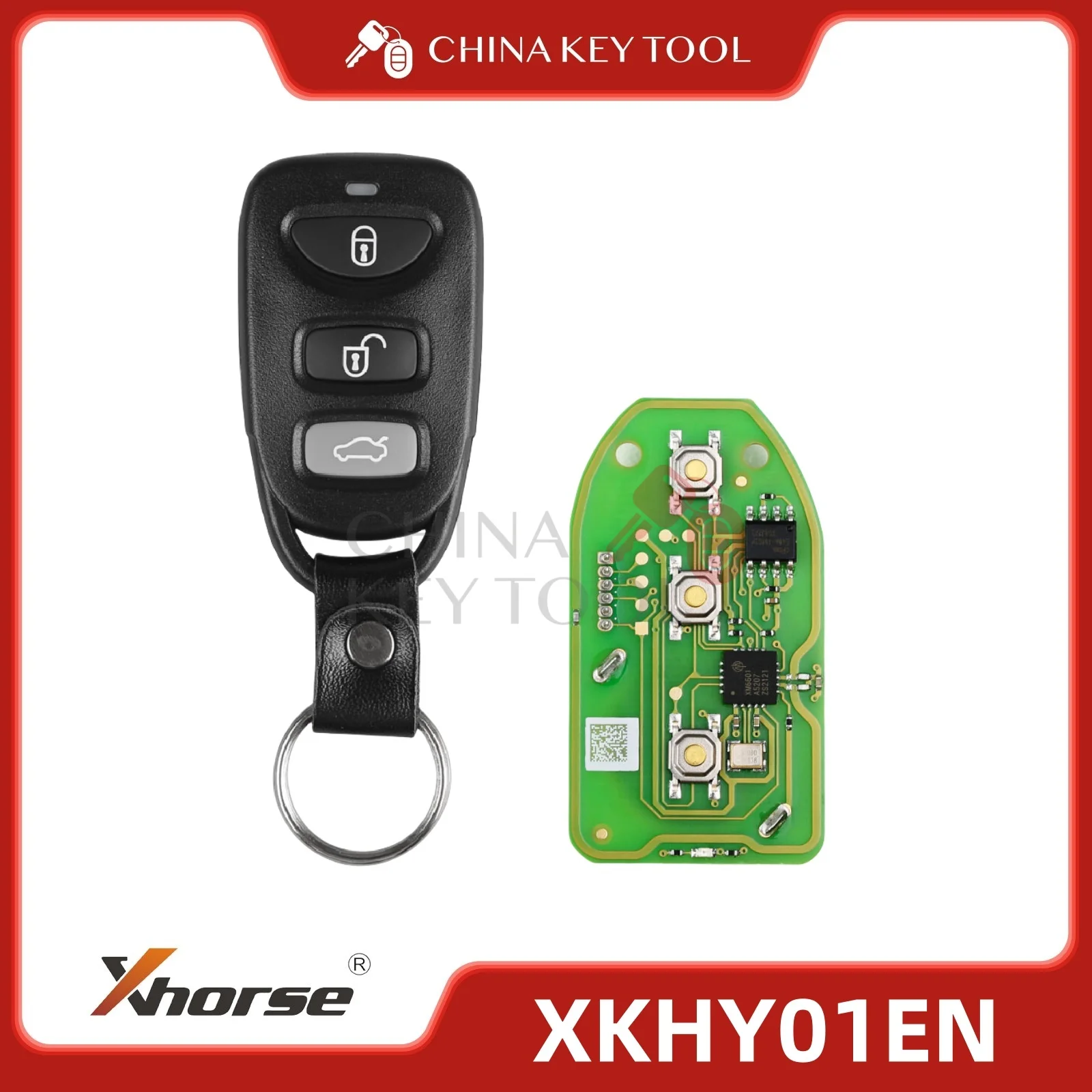 

1PCS Xhorse Wire Remote For Hyundai Style 3+1 Separate Buttons XKHY01EN