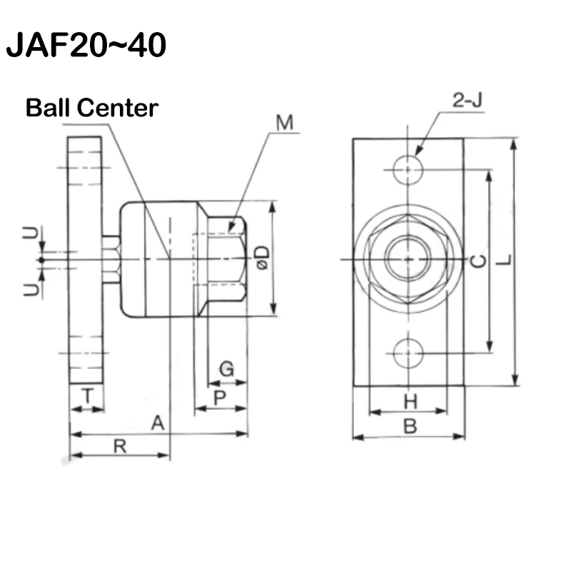 Высококачественное соединение цилиндра фланцевая пластина цокольный шарнир M10*1