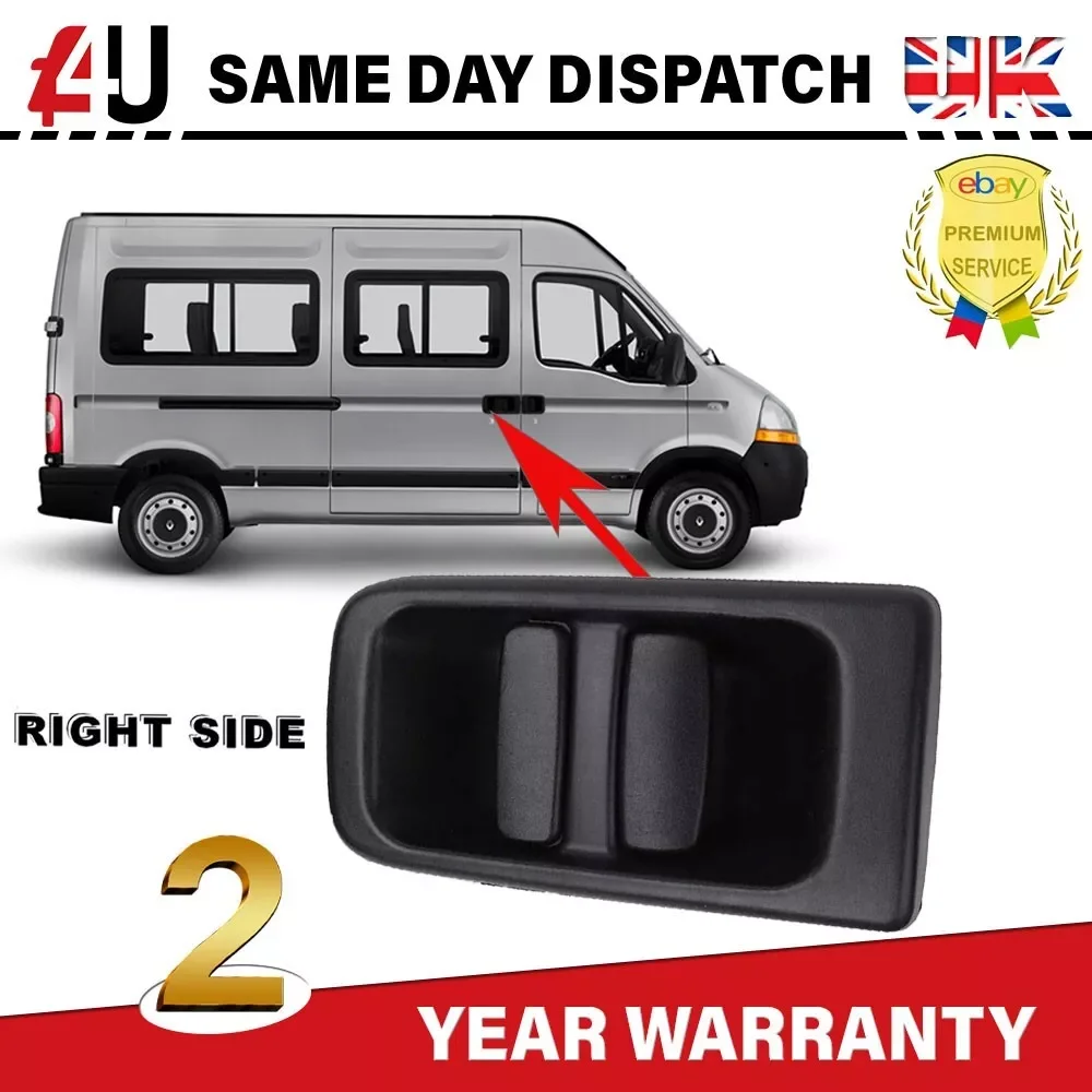 

Левая и правая внешняя ручка раздвижной боковой двери для Nissan Vauxhall Movano Renault Master, внешние аксессуары для автомобиля
