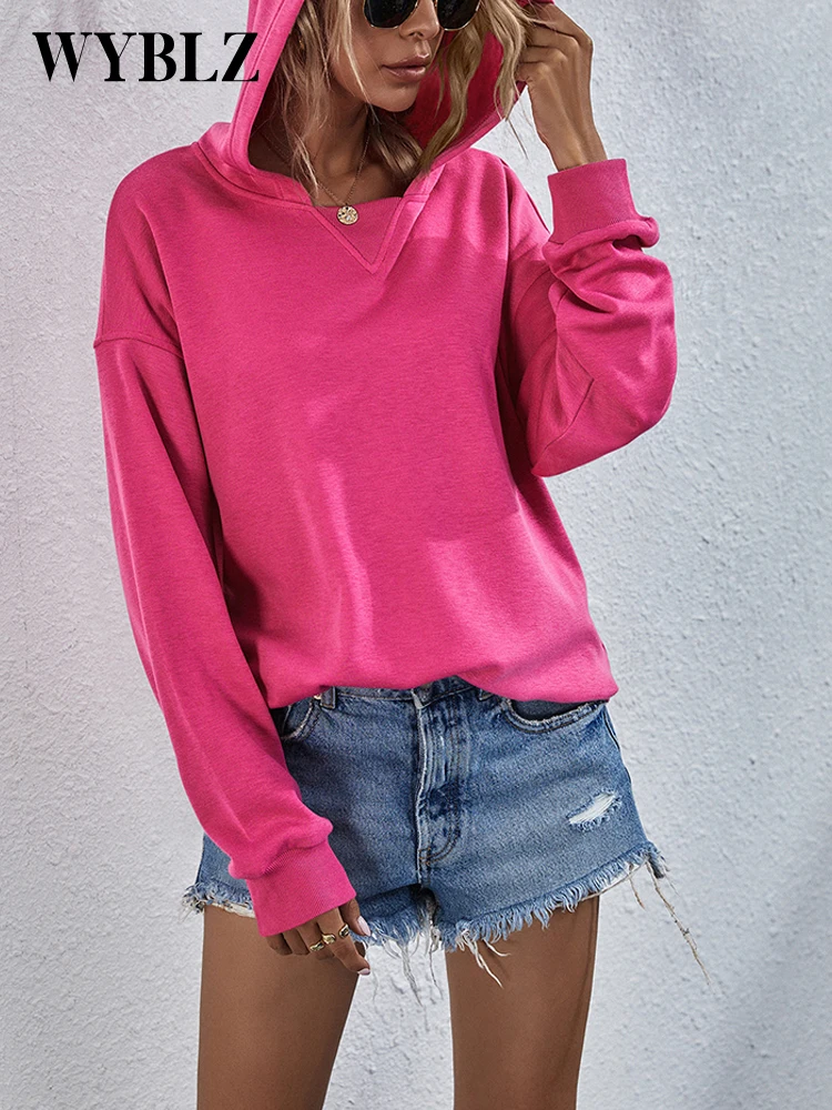 

Женский флисовый свитер с капюшоном, на весну, 2022