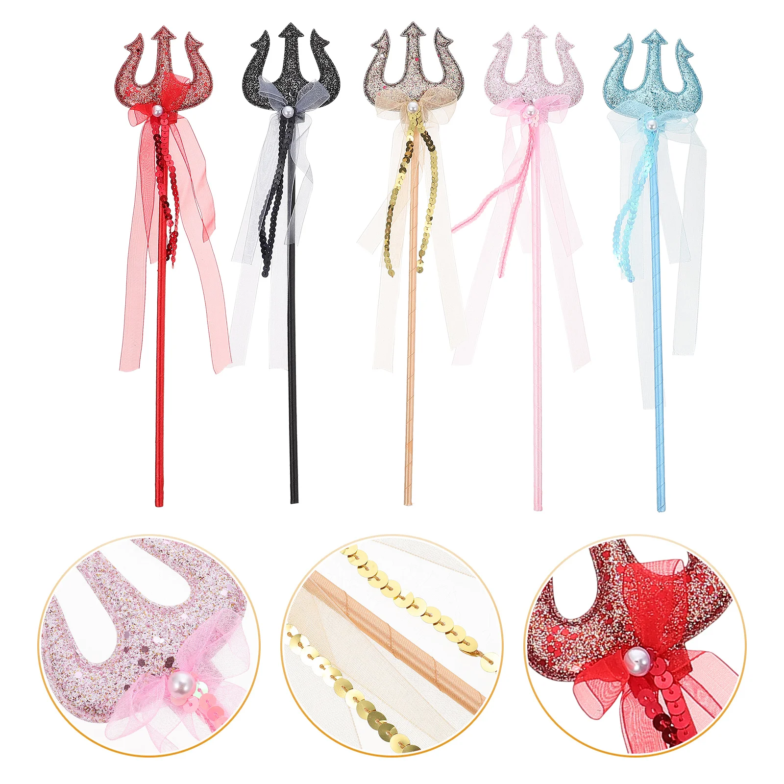 

Wand Fairycostumekidsstickprincess Cat Wands Partydress Pitchfork Trident Decorative Christmas Girl Glitter Girls Light