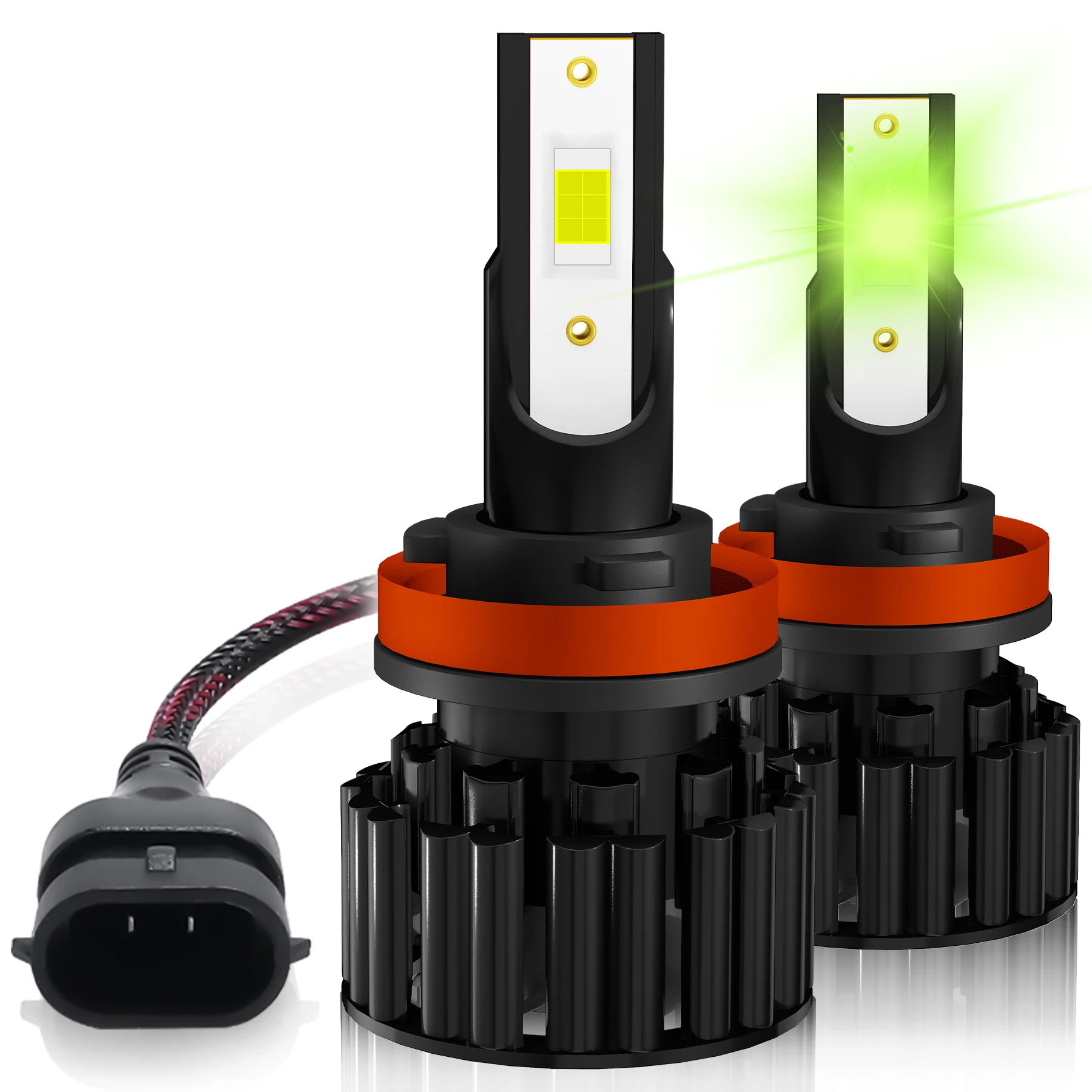 

P2 3000K H8 H9 H11 LED Headlight Bulbs 48w H4 H7 H11 H8 H9 H1 880 H27 LED Car Headlights 5202 9007 HB3 9006 COB Bulb Fog Light