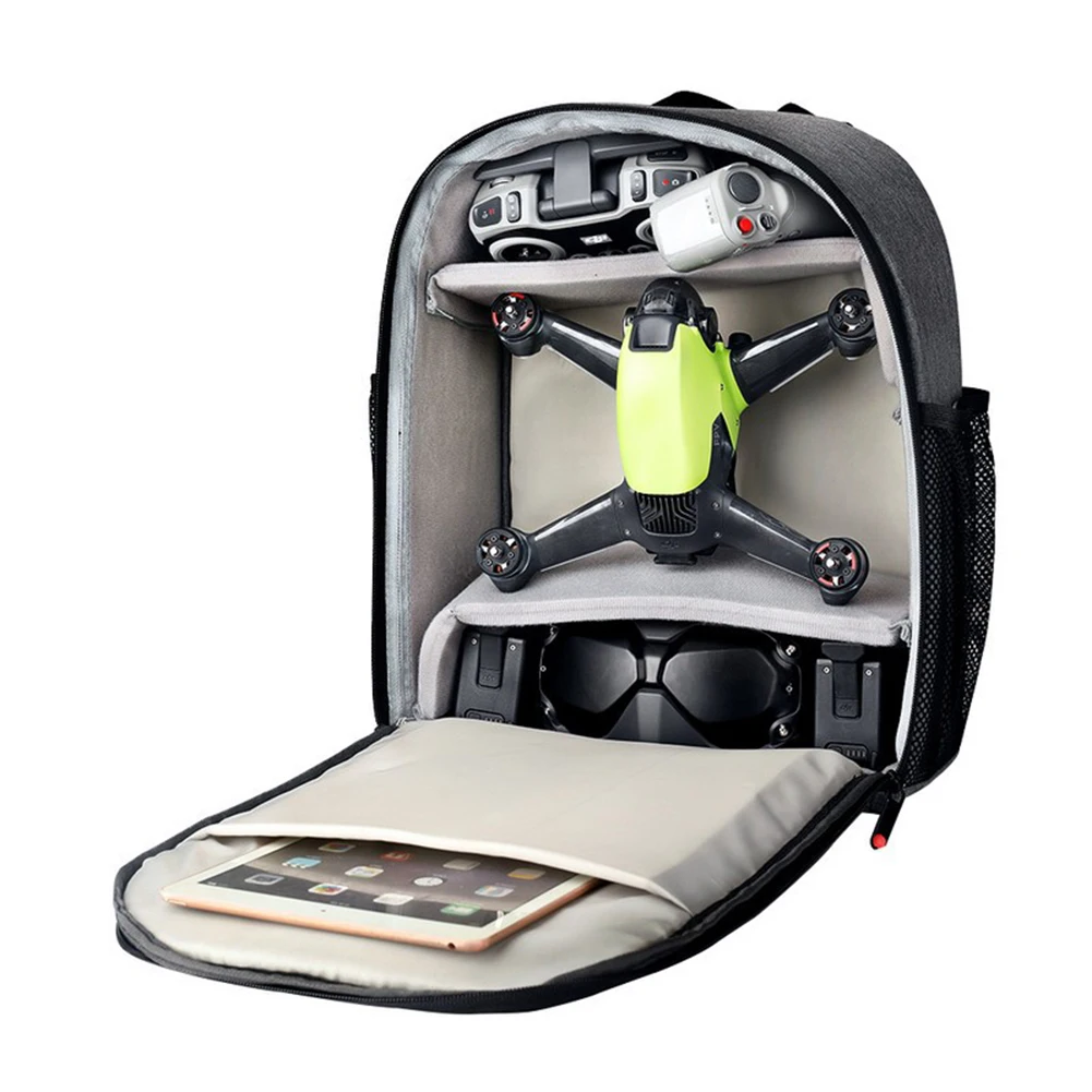 

Shoulder Backpack Portable Carrying Case Large Capacity Accessories Flying Glasses Drone Body Organizer for DJI FPV