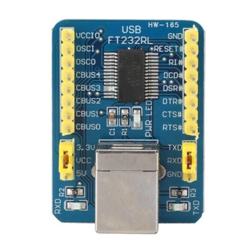

Фьюзелёный USB Тип B для модуля последовательного порта USB для TTL/CMOS уровня