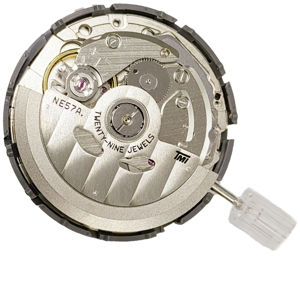 Japan NE57 Movement NE57A Four-Needle Six-Point Calendar Small Second High-Precision Mechanical Movement Replacement