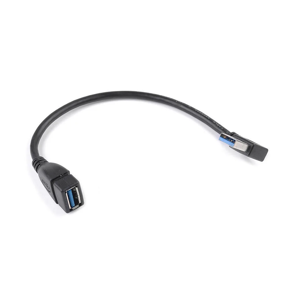 

Usb 3.0 Angle 90 Degree Extension Cable Male To Female Adapter Cord Data Right