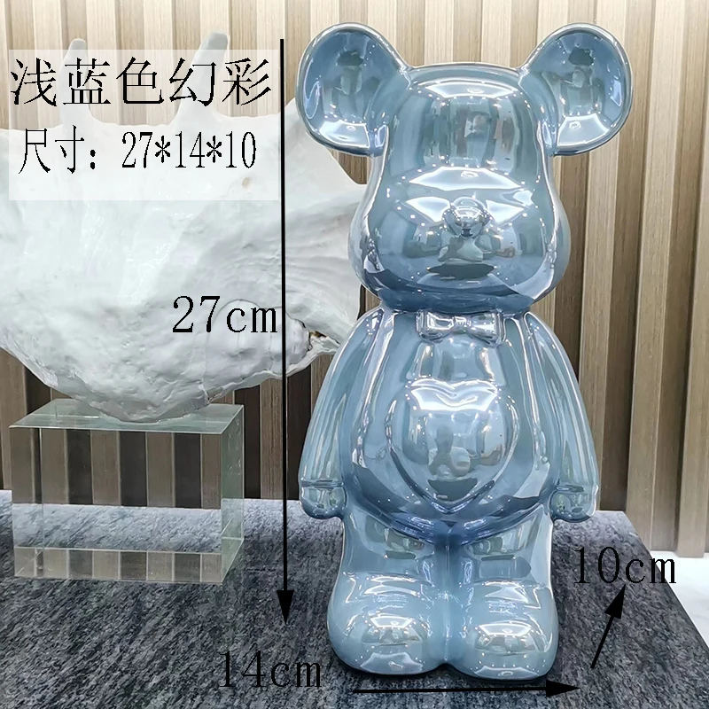 

Керамическая мультяшная фигурка медведя