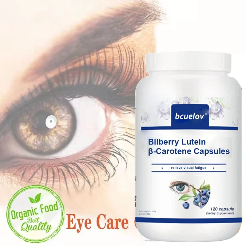 

Carotene Capsules-Protect Eye Health and Relieve Visual Fatigue,Clear and Bright,zinc and Morel Prevent Dry Eye Syndrome