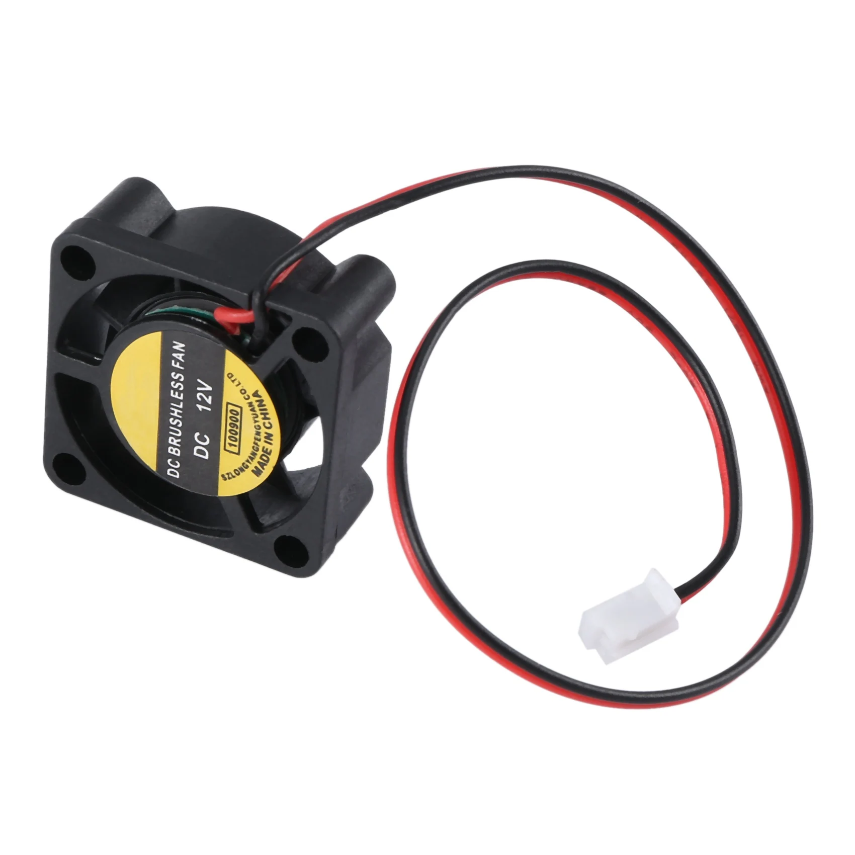 

3pcs DC 12V 0.1A 2Pin 25mm x25mm x10mm Mini Brushless Cooling Fan,black