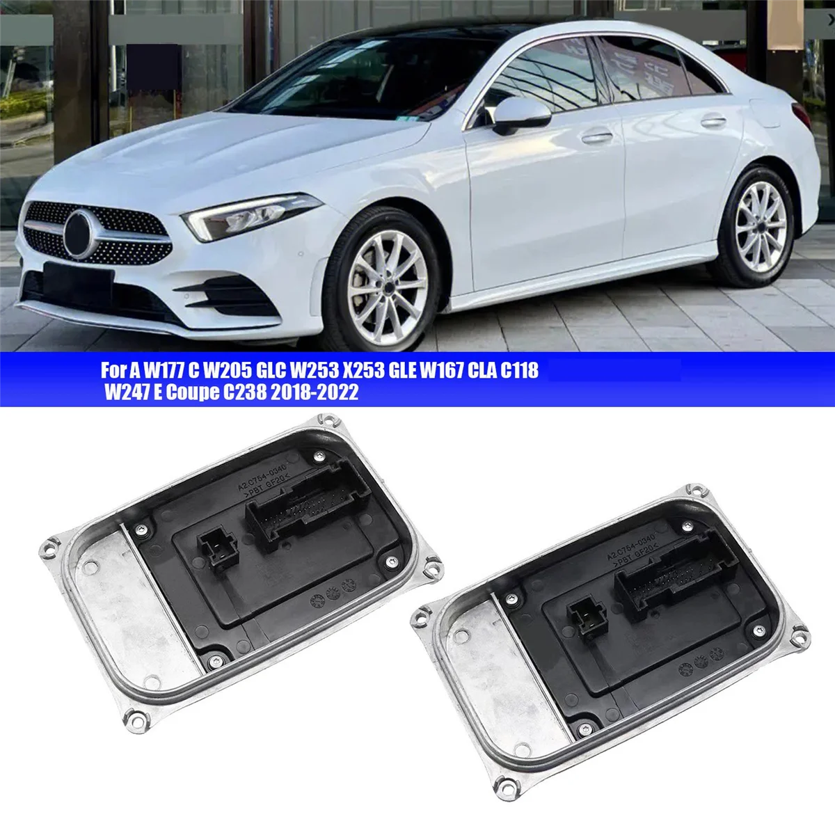 

Левая фара головного света A2479004104, лампа управления с балластом для Mercedes-Benz a B CLA GLE GLC-Class W167 W177 W205 W253