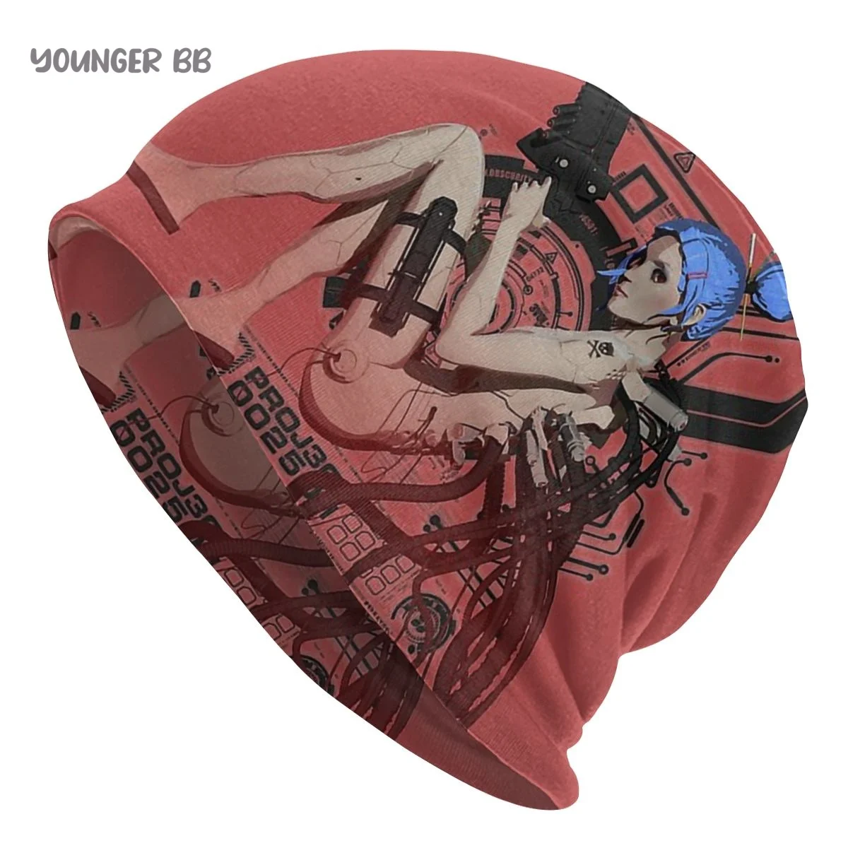 

Bonnet Hats Ghost in the Shell Men Women's Knitting Hat GITS 2501 Winter Warm Cap Beanies Thermal Elastic Caps