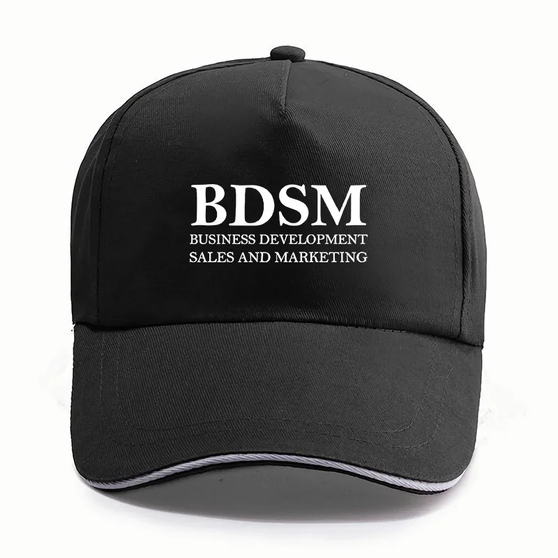 

BDSM Business Development Sales And Marketing Cap Adult Humor Baseball Caps Casual Unisex Hats