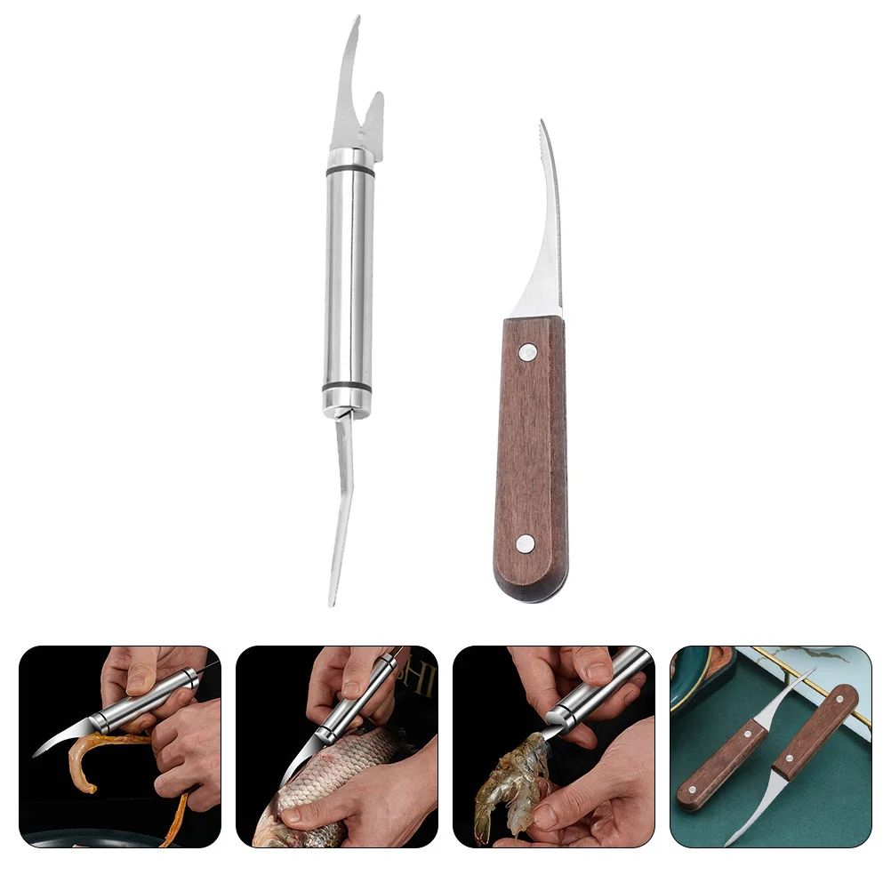 

Shrimp Peeler Tool Deveiner Cleaner Line Stainless Steel Kitchen Crab Tools Peeling Remover Maw