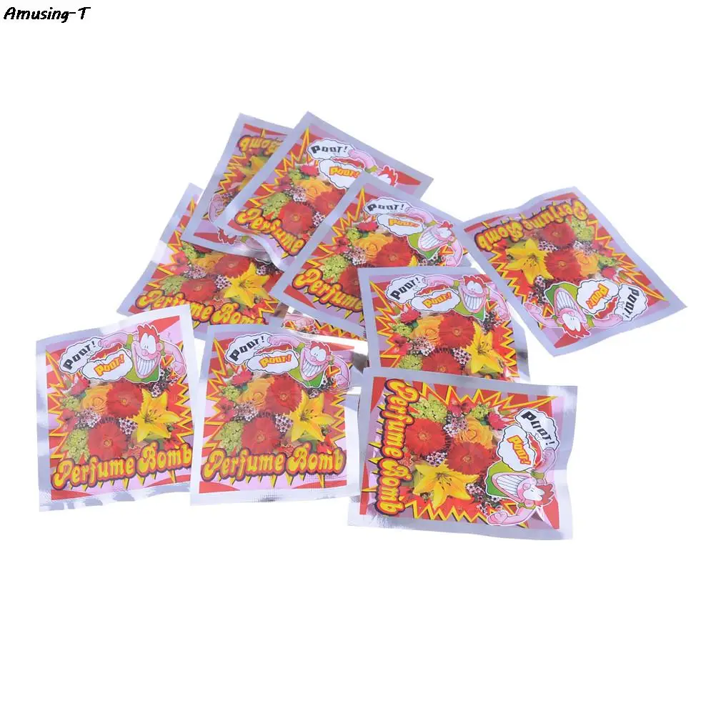 

10pcs/lot Novelty Fart Bomb Bags Stink Bomb Smelly Practical Jokes Fool Toy Gags Toys Funny Gags