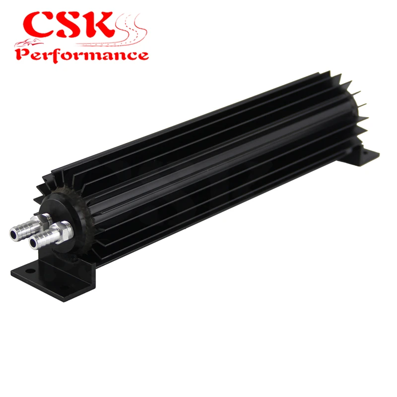 

Universal 12'' Aluminum Dual Pass Finned Transmission Oil Cooler W/Fittings