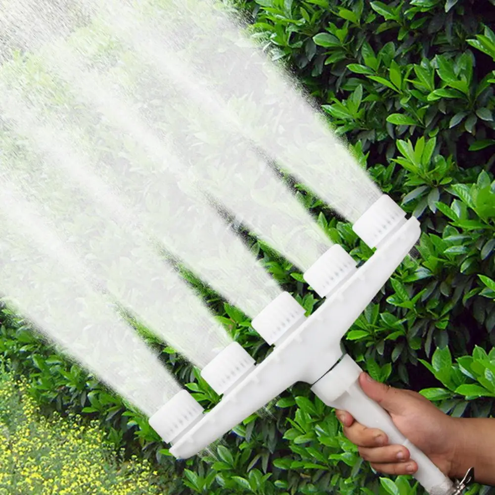 

Smooth Surface Garden Nozzle Adjustable Multi-head Garden Sprinkler Versatile Watering Tool for Plants Flowers Car Washing