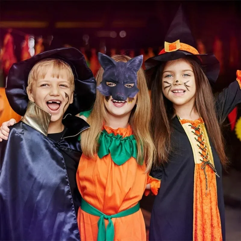 Элегантная Маска Для Косплея На Хэллоуин Карнавальный Костюм С Половиной Лица