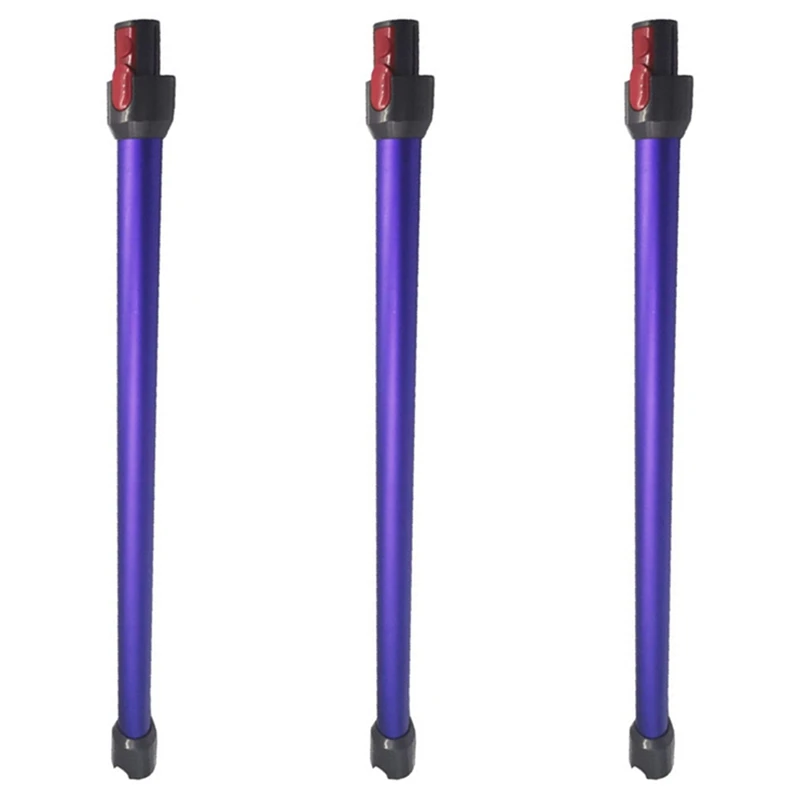

3PCS Telescopic Extension Rod For Dyson V7 V8 V10 V11 Straight Pipe Metal Extension Bar Handheld Wand Tube,Purple