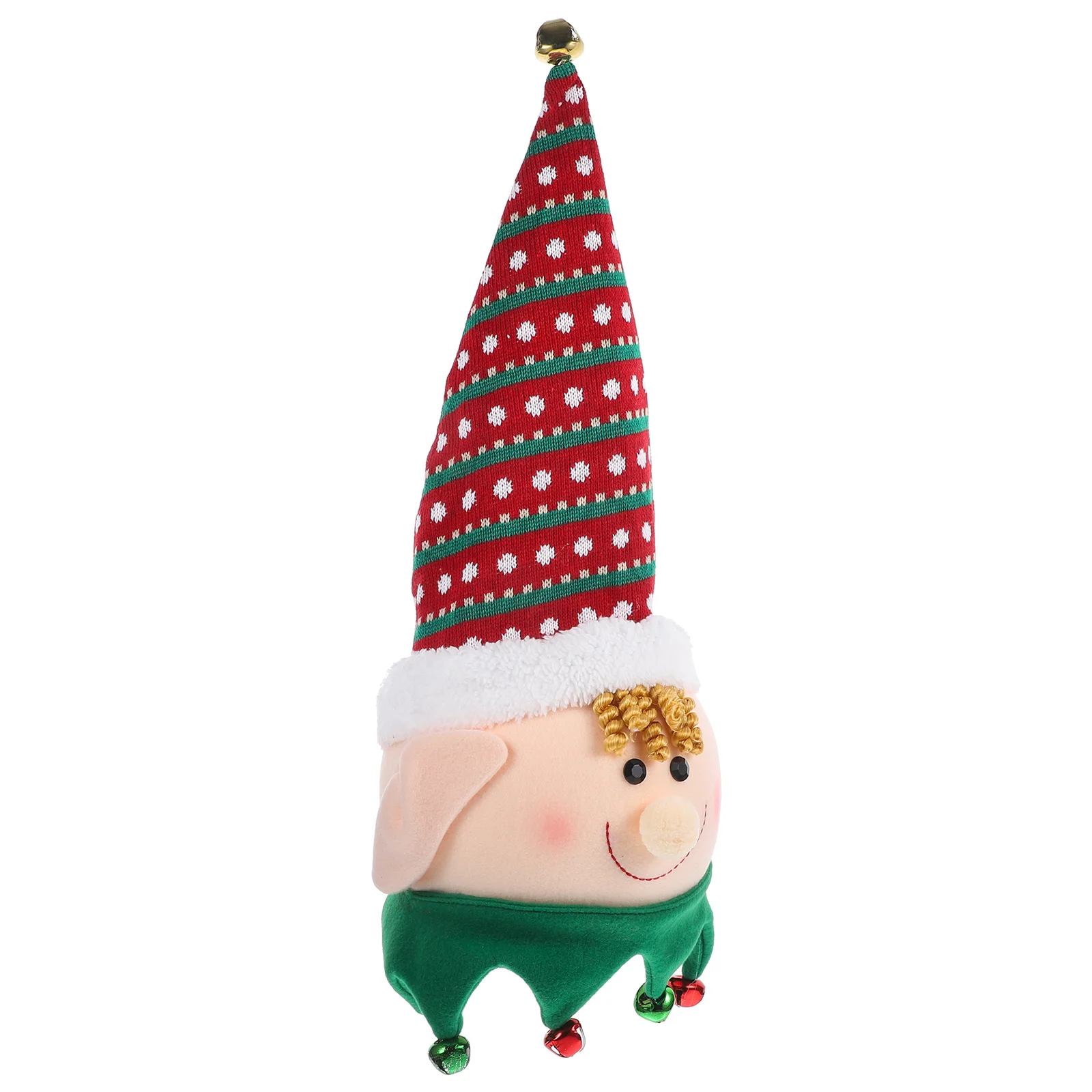

Christmas Elf Treetop Topper Christmas Tree Ornament Party Adorable Elf Doll Adornment Festival Holiday Party Decoration