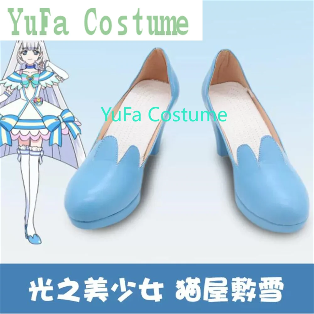 Nekoyashiki Yuki Cure Nyammy Wonderful Обувь для косплея Сапоги Игра Аниме Вечеринка Хэллоуин