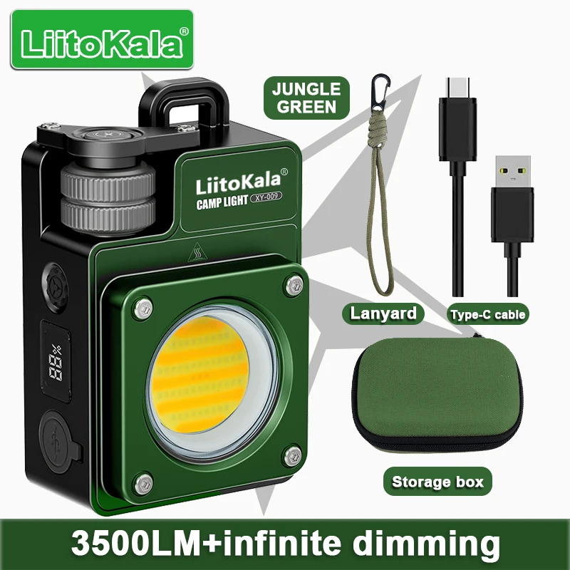 

LiitoKala 3500LM портативный фонарь