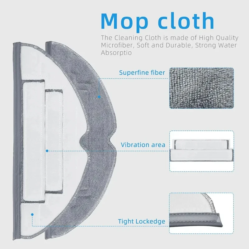 Для Roborock S8 Pro Ultra робот-пылесос запасные части основная боковая щетка накладка для