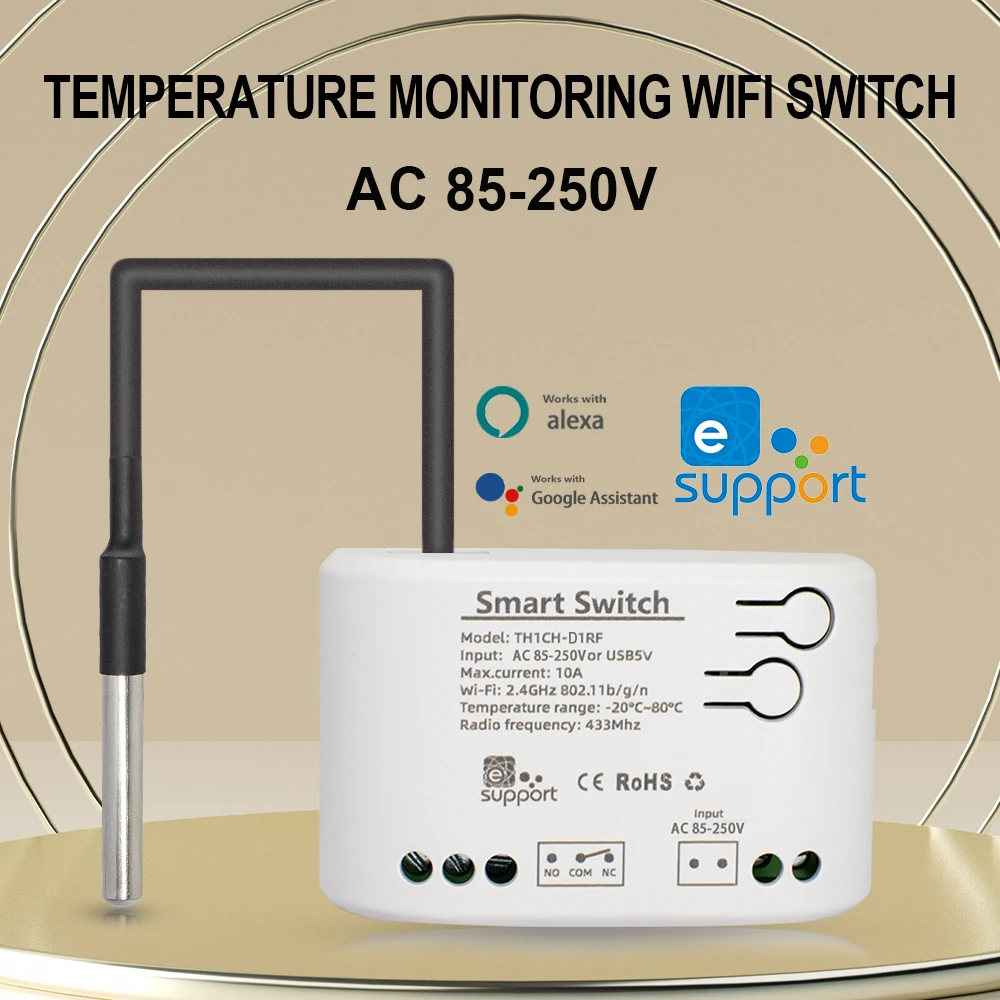 

eWelink WiFi Умный терморегулятор 1 канала