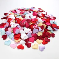 100pcs love heart shaped sponge petal for wedding bed decorative handmade diy petals birthday table confetti party supplies