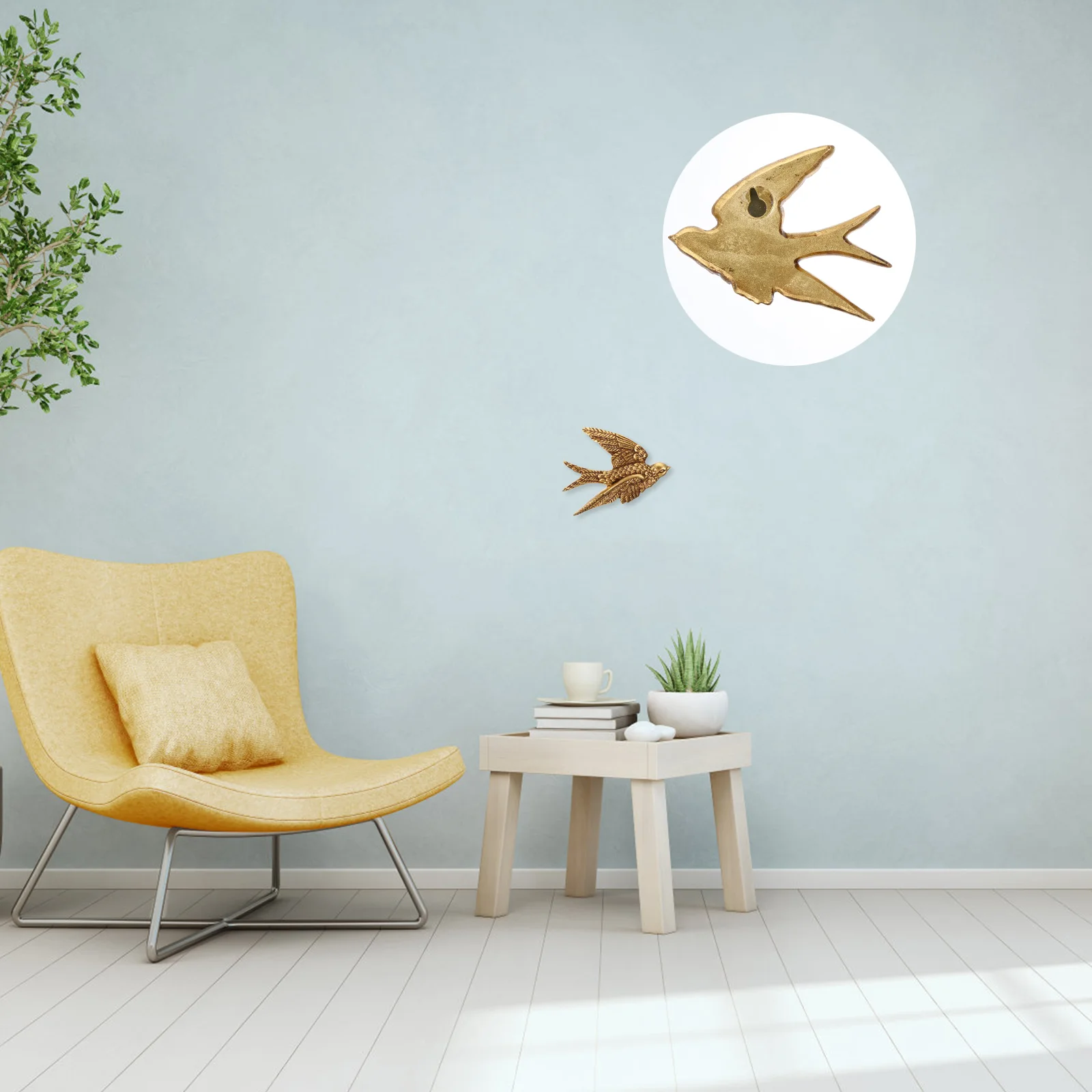 

Resin Birds Swallow Wall Nautical Beach Seagulls Ornaments for Garden Coastal Wall Sculptures