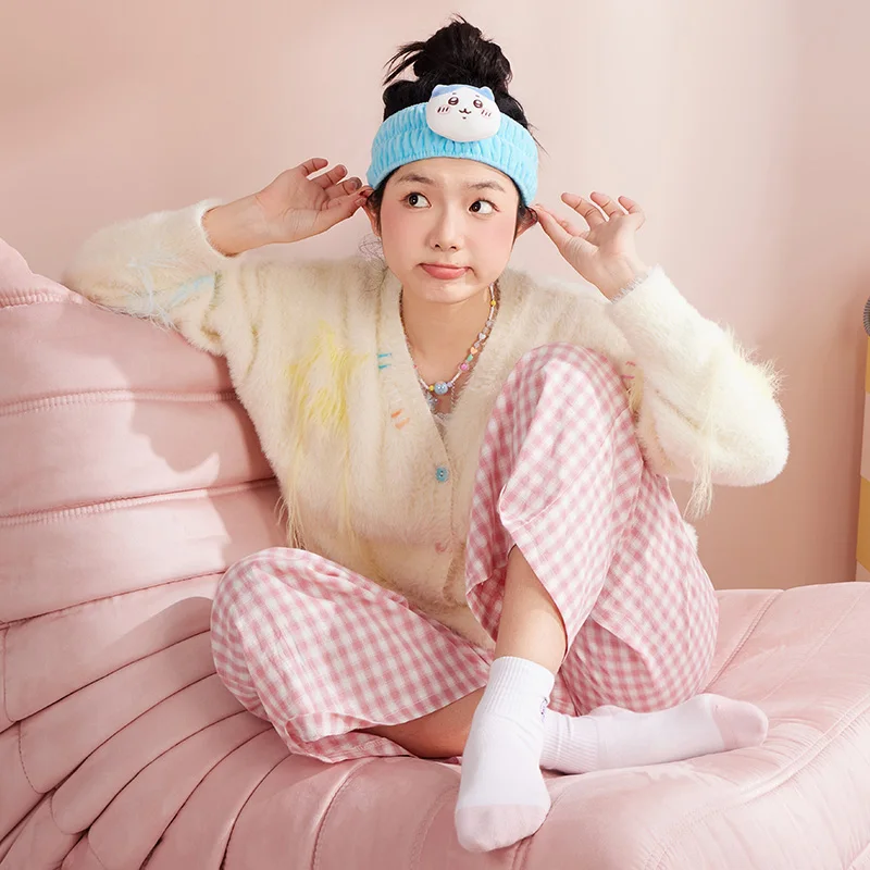 Повязка на голову MINISO Chiikawa с трехмерными героями мультфильмов Мягкая повязка для