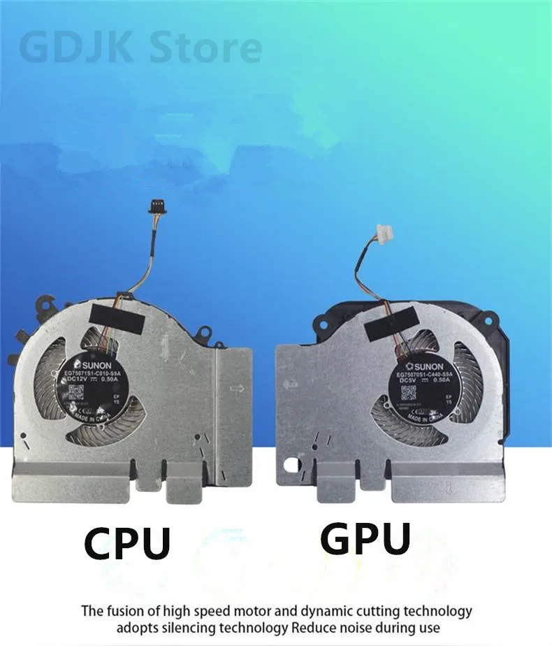 

NEW EG75071S1-C010-S9A EG75071S1-C440-S9A DC12V 0.50A 4PIN Cooling Fan For Xiaomi MI 15.6 Game Notebook GTX 1060 6G Edition Fan
